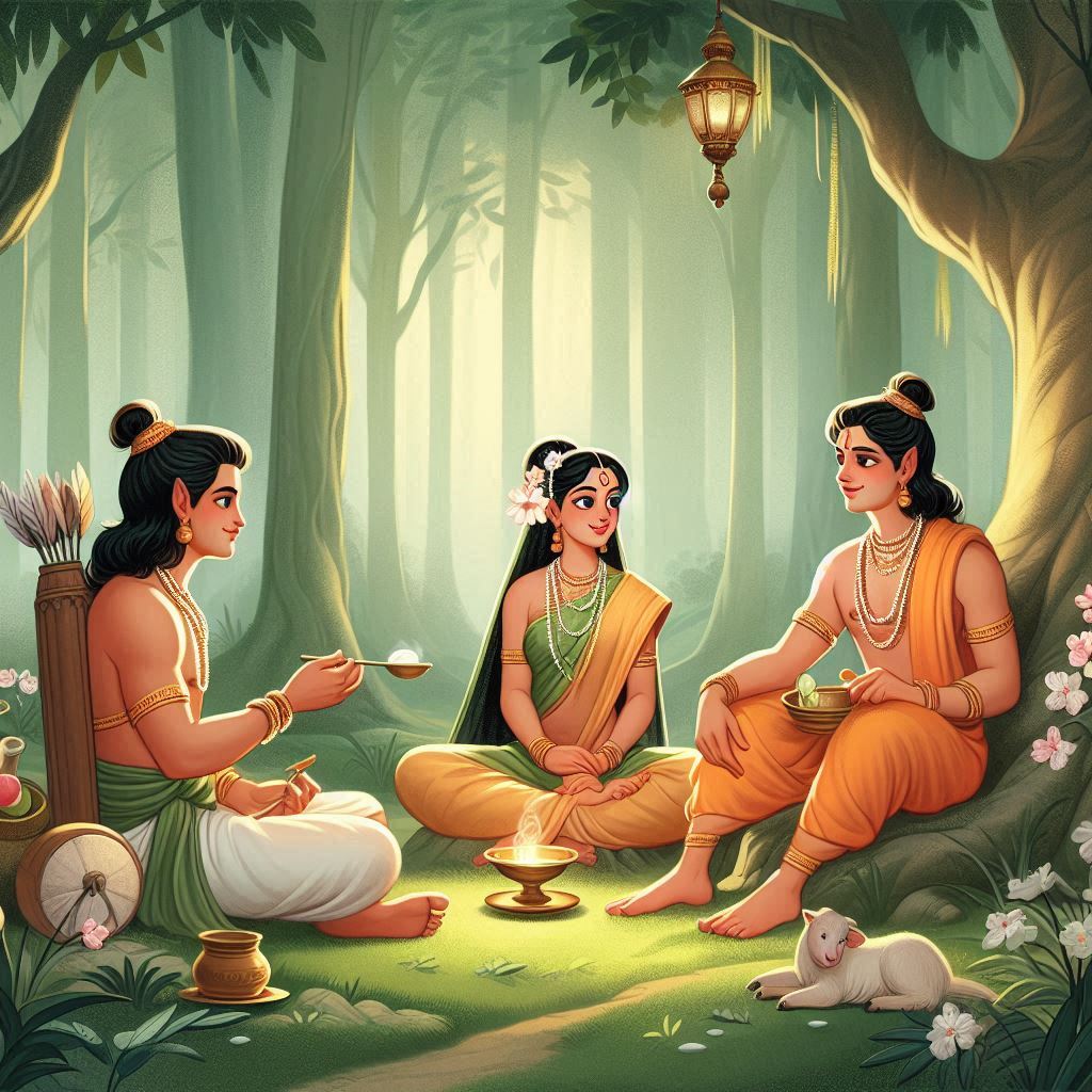 Ram, Sita, Lakshman: Daily Life and Spiritual Practices in the Forest