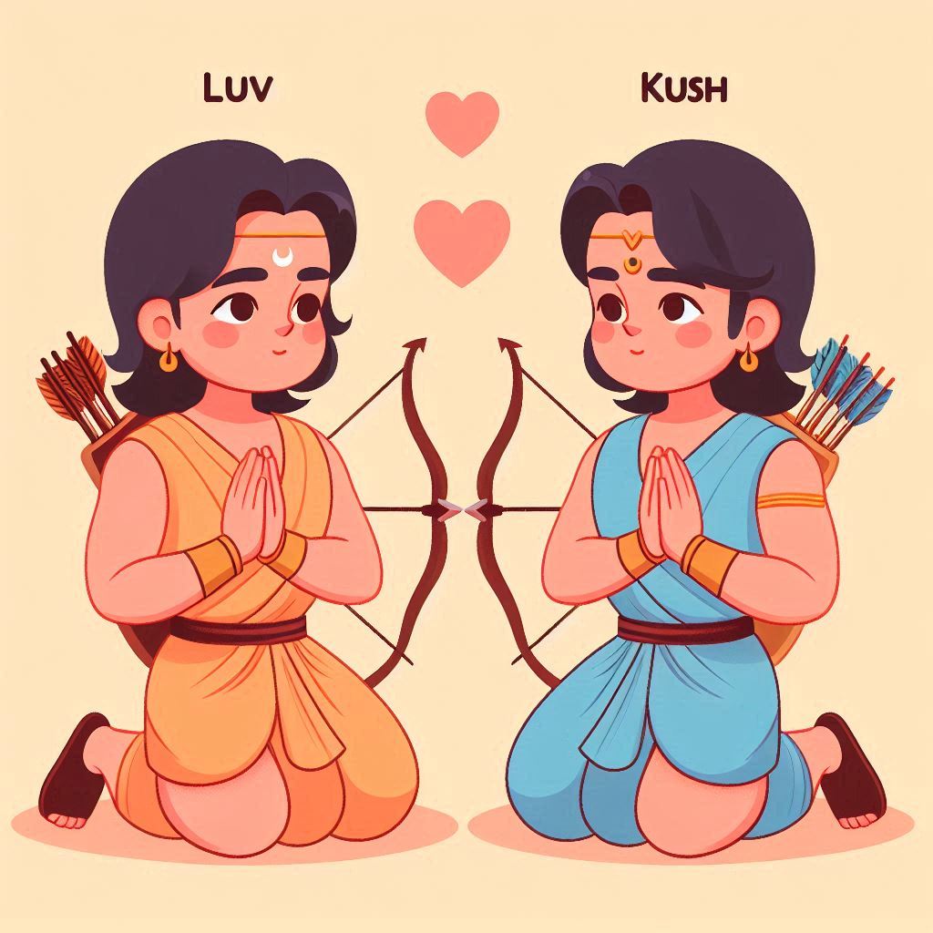 Luv and Kush: Mastering Skills and Knowledge from Ramayana