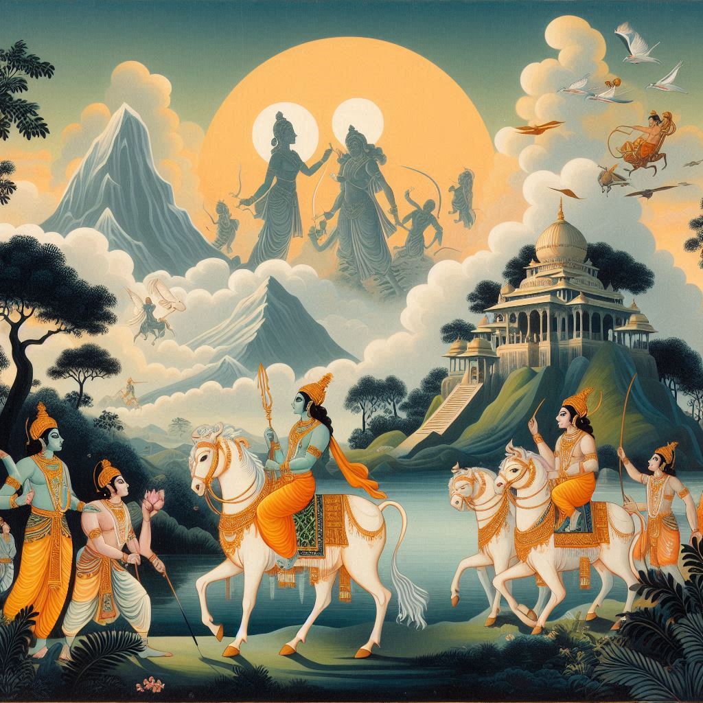 Exploring Ramayan Through Traditional Art: Paintings and Sculptures